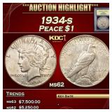***Major Highlight*** 1934-s Peace Dollar $1 Selec