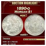 ***Major Highlight*** 1890-o Morgan Dollar $1 ms65