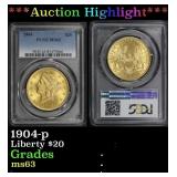 ***Major Highlight*** 1904-p Gold Liberty Double E