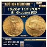 ***Major Highlight*** 1922-p Gold St. Gaudens Doub