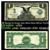 1899 "Black Eagle" Date Right Of Serial $1 large s