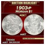 ***Major Highlight*** 1903-p Morgan Dollar $1 GEM+