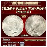 ***Major Highlight*** 1926-p Peace Dollar Near Top