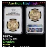 ***Major Highlight*** 1882-s Gold Liberty Double E