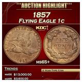 ***Major Highlight*** 1857 Flying Eagle Cent 1c ms