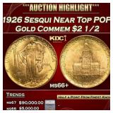 ***Major Highlight*** 1926 Sesqui Gold Commem Near