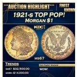 ***Major Highlight*** 1921-s Morgan Dollar TOP POP