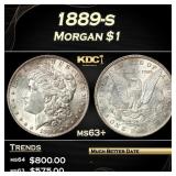 1889-s Morgan Dollar $1 Grades Select+ Unc