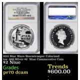 2011 Star Wars Stormtrooper Colorized 1oz .999 Sil