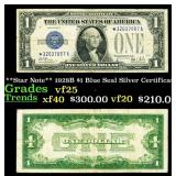 **Star Note** 1928B $1 Blue Seal Silver Certificat