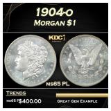 1904-o Morgan Dollar $1 Grades GEM Unc PL