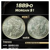 1889-o Morgan Dollar $1 Grades Choice Unc