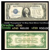 1928B "Funnyback" $1 Blue Seal Silver Certificate
