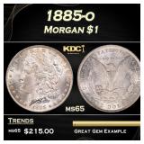 1885-o Morgan Dollar $1 Grades GEM Unc