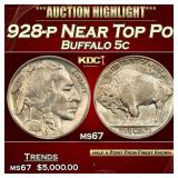 ***Major Highlight*** 1928-p Buffalo Nickel Near T