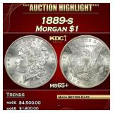 ***Major Highlight*** 1889-s Morgan Dollar $1 ms65