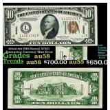 1934A $10 FRN Hawaii WWII Emergency Currency Mint