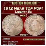 ***Major Highlight*** 1912 Liberty Nickel Near Top