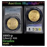 ***Major Highlight*** 1895-p Gold Liberty Double E