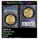 ***Major Highlight*** 1904-p Gold Liberty Double E