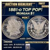 ***Major Highlight*** 1881-o Morgan Dollar TOP POP