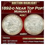 ***Major Highlight*** 1892-o Morgan Dollar Near To