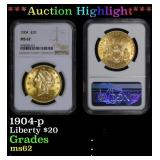 ***Major Highlight*** 1904-p Gold Liberty Double E