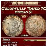 ***Major Highlight*** 1890-o Morgan Dollar Colorfu