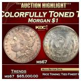 ***Major Highlight*** 1889-s Morgan Dollar Colorfu