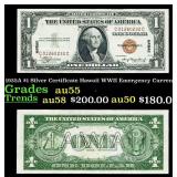 1935A $1 Silver Certificate Hawaii WWII Emergency