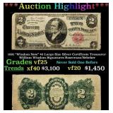 ***Major Highlight*** 1891 "Windom Note" $2 Large