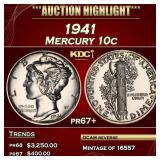 ***Major Highlight*** 1941 Proof Mercury Dime 10c