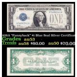 1928A "Funnyback" $1 Blue Seal Silver Certificate