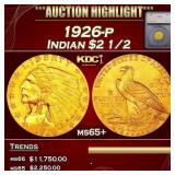 ***Major Highlight*** 1926-p Gold Indian Quarter E