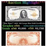 ***Major Highlight*** **Star Note** 1922  $10 Larg