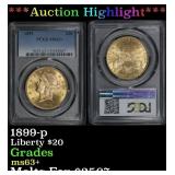 ***Major Highlight*** 1899-p Gold Liberty Double E