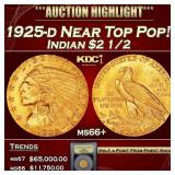 ***Major Highlight*** 1925-d Gold Indian Quarter E