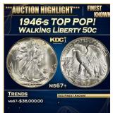 ***Major Highlight*** 1946-s Walking Liberty Half