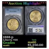 ***Major Highlight*** 1888-p Gold Liberty Double E