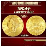 ***Major Highlight*** 1904-p Gold Liberty Double E