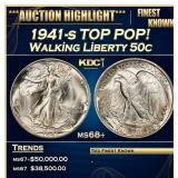 ***Major Highlight*** 1941-s Walking Liberty Half