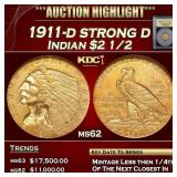 ***Major Highlight*** 1911-d strong d Gold Indian