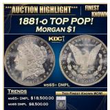 ***Major Highlight*** 1881-o Morgan Dollar TOP POP