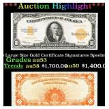 ***Major Highlight*** 1922 $10 Large Size Gold Cer
