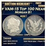 ***Major Highlight*** 1878-p 8tf Morgan Dollar VAM