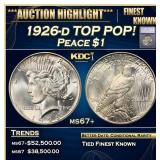 ***Major Highlight*** 1926-d Peace Dollar TOP POP!