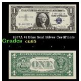 1957A $1 Blue Seal Silver Certificate Grades Gem C
