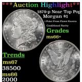 1879-p Morgan Dollar Near Top Pop! $1 ms66+ SEGS