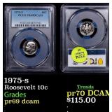 PCGS 1975-s Proof Roosevelt Dime 10c Graded pr69 d
