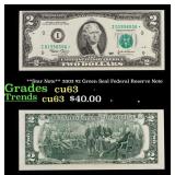 **Star Note** 2003 $2 Green Seal Federal Reserve N